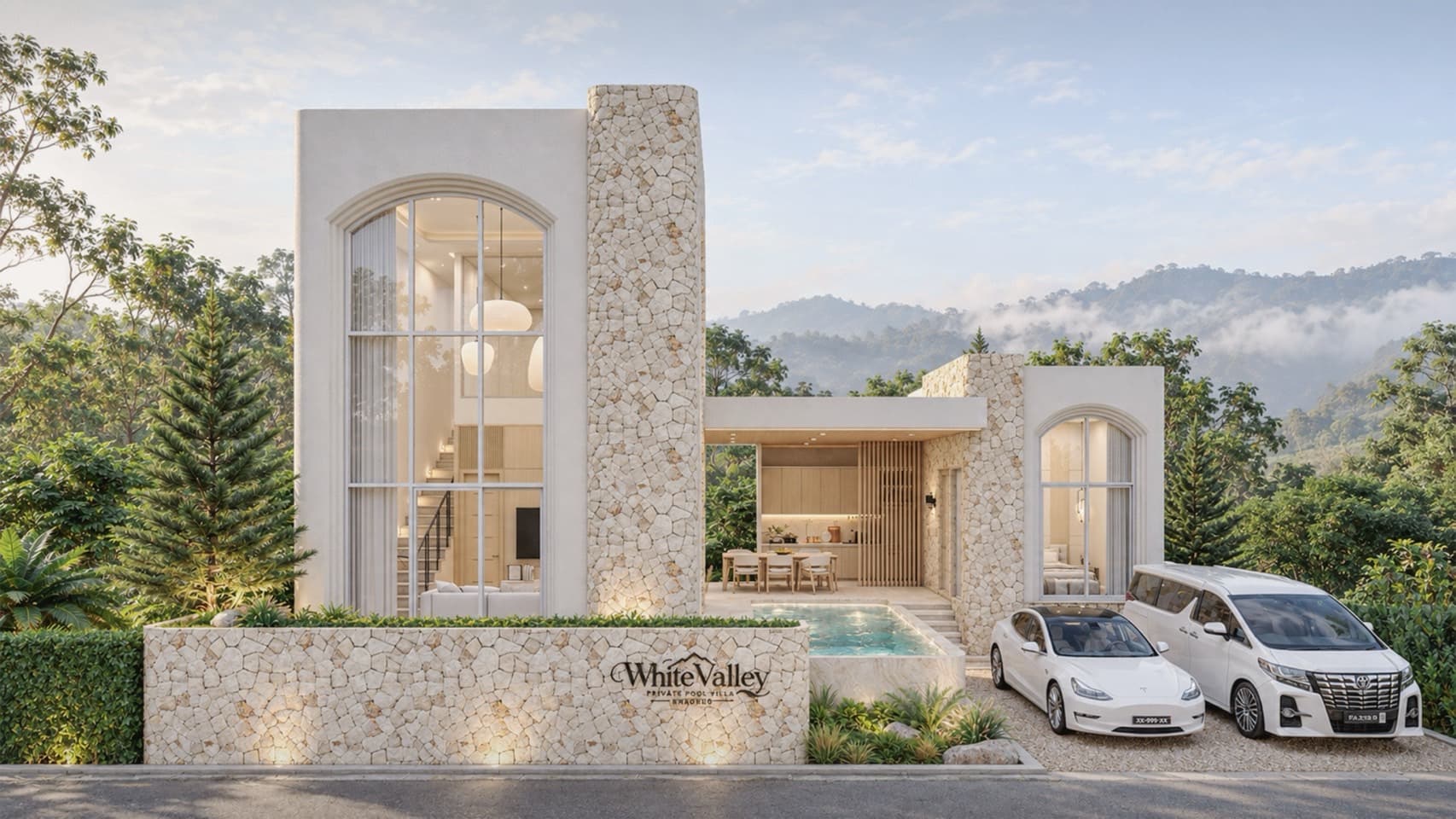 ภาพจำลอง 3D โครงการ WHITE VALLEY
